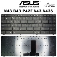 ASUS N43 P43 P43E X45VD X43 X44E N43S N82 UL30V U31S X44H A43E A83S X45V X44E N43S PRO4JS KEYBOARD