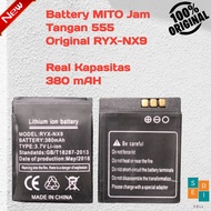 Baterai Batre Batrai Battery Mito Ori Original  Baterai Jam Tangan Smart Watch 555