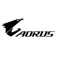 AORUS LOGO STICKERS,STICKER LAPTOP,STICKER CPU,STICKER MOTHERBOARD,STICKER TAHAN LASAK