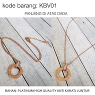 Bulgari rose gold platinum Necklace kbv01, Imported Necklace, fashion Necklace, Girls Necklace