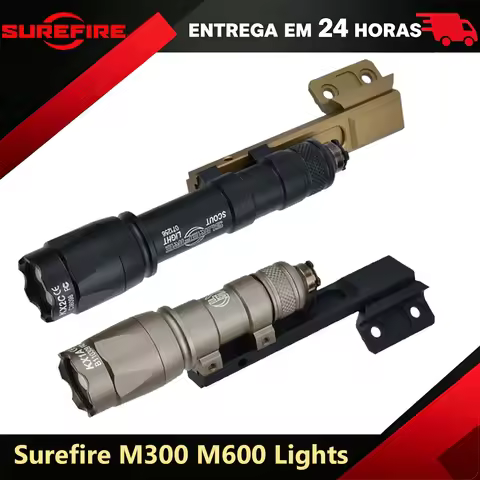 Tactical Surefire M600C M600 M300 Light Offset MLOK KEYMOD Mount for Rifle Flashlight Hunting Airsof