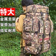 Outdoor Travel Backpack Men Women 130L 120L80L Camouflage Large Capacity Quilt Luggage Oxford Cloth 