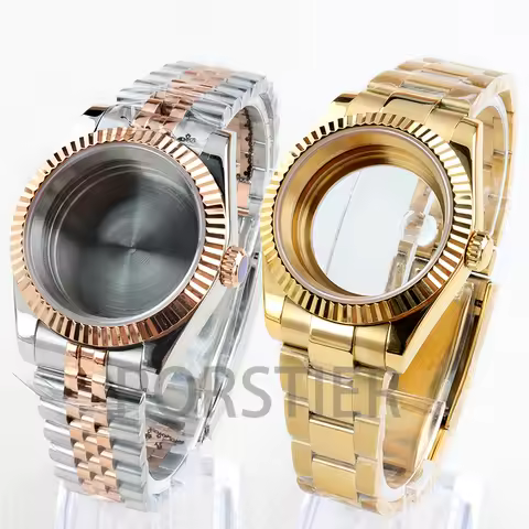 36/39mm NH35 Watch Case Stainless Steel Sapphire Glass for Seiko NH45 NH36 Movement Datejust Polishe