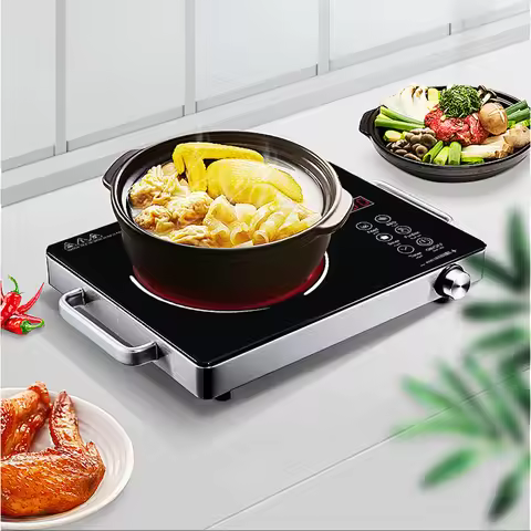 3500W Electric Ceramic Stove 220V Infrared Heating Induction Cooker Household Hot Pot Barbecue Elect