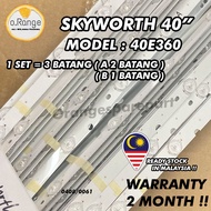 40E360 SKYWORTH 40" LED TV BACKLIGHT(LAMPU TV) SKYWORTH 40" INCH LED TV