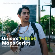 Maps Series 9 Unisex T-Shirt - Typical Balinese Souvenirs