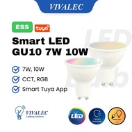 Smart LED GU10 Bulb | 7W & 10W Options | RGB + CCT Tunable | 500lm – 680lm | Smart Home Compatible
