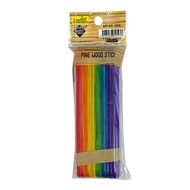 CACTUS SIX COLOUR PINE WOOD STICK 6" 25'S E-1055-6CPW/(18CMX1X0.2) 25'S E-2610/6" 25'S E-1054-6PW