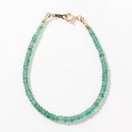 哥倫比亞產祖母綠 手鍊 14kgf