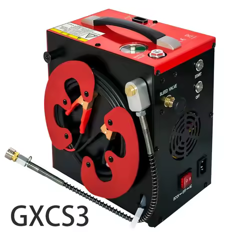 GX-CS3 300Bar 4500Psi PCP Air Compressor High Pressure Portable Compressor Oil-Water Free for Scuba 