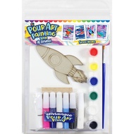 KS Pour Art Painting Kit With 3D Frame - Space Theme