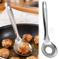 Stainless Steel Meatballs Spoon - Croquettes Mold - Food Processor - Manual Fish Ball Maker Scoop  -
