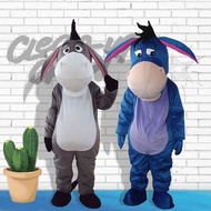 New Donkey Cartoon Doll Clothes Walking Wear Il Donkey Doll Headgear Clothes Gray Donkey Performance