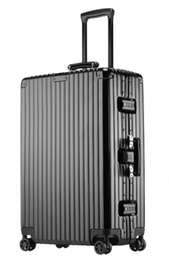 Others - 旅行之家 20吋堅固鋁框時尚ABS+PC行李箱 黑色