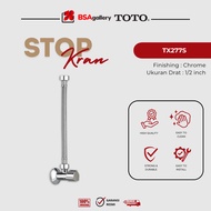 Original TOTO TX277S FLEXIBLE Stop Valve TOTO Water Tap/ Sink Stop Valve