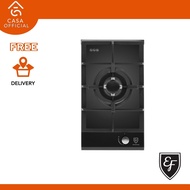 EF 30CM 1 Burner, Black Glass GAS HOB - HB AG 3010 TN VGB