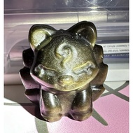 Golden Obsidian Nine Tail Fox C14