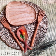 Small deviation tray decor wood ash