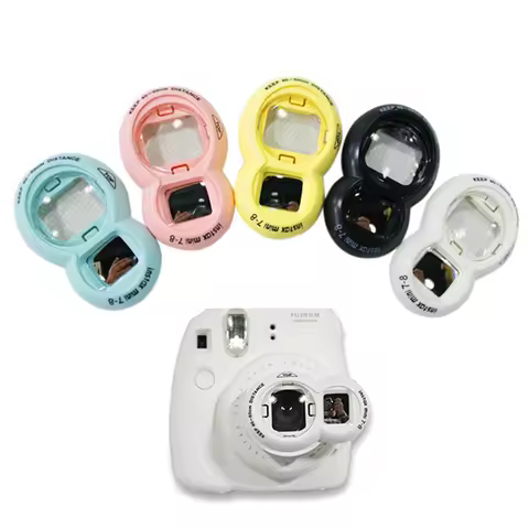 Close-Up Lens Self-Portrait Mirror for Fujifilm instax mini 7s/ mini 8Instant Film Camera Stand for 