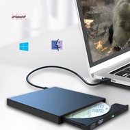 (SPTakashiF) USB 3.0 External CD/DVD Optical Drive CD/DVD Player DVD Burner With USB 3.0 Ports Card Reader For PC Laptop