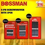 SYK Bossman K5-PH2 Screwdriver Bits Alloy Steel Screwdriver Bit Set Cordless Accessories Mata Drill Skru