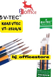 V-Tec Kuas VT252A Set 6 / Vtec Artist Brush / Kuas Lukis Vtec