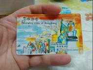 中古舊香港電訊電話儲值卡鳥瞰維港 hongkong telecom phone card