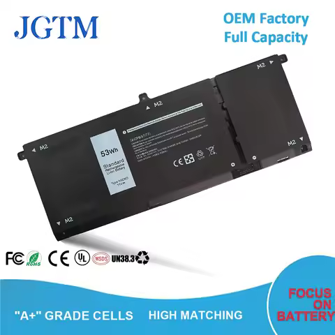 15V 53Wh H5CKD Laptop Battery Compatible for Dell Inspiron 5400 5406 7405 7300 7306 7500 7506 2-in-1