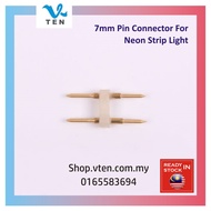 ! 2Pin Penyambung 2pin copper pin connector 7mm for neon led strip single color Connector Lampu