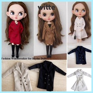 WITTE Doll Windbreaker, Fashion DIY Doll Accessories Long-sleeved Tops Clothes,  Casual Mini Doll Ja