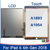 NEW LCD Touch Screen For Ipad 2018 A1893 A1954 Touch Screen Digitizer Panel LCD Display For Ipad 6 6Th Gen 2018 A1893 A1954