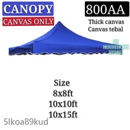 🕣💙(Defect Banjir) KT WARE 8x8 10x10 Canvas only market canopy / kanvas kanopi / kain kanopi khemah pasar