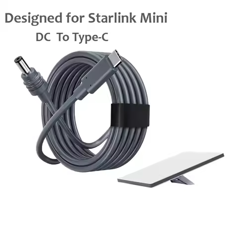 for StarLink Space-x Mini USBC To D Cable 2/3/5/10m Waterproof Overload Short Circuit Protection SPX