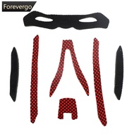 FOREVERGO 1Set Bicycle Motorcycle Helmet Padding Foam Pads Kits Sponge Replacement Helmet Inner Lini