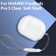 Huawei Freebuds Pro 5 Case Wireless Earbud Protective Shell Soft TPU Transparent Case