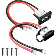 50 Amp Battery Quick Connect/Disconnect Connector 8AWG 50A SB50 Anderson Connector for Car Winch Tra