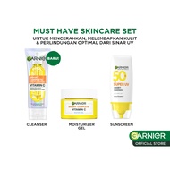 GARNIER NEW Paket Skincare Set | Serum Cleanser