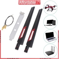 GLO RP-SMA MHF4 WiFi Antenna sets for  for M 2 AX210 AX200  WiFi C