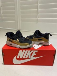 NIKE KIDS Air Max Tiny 90 (TD) 幼童鞋 881928-006 黑金 童運動鞋 氣墊 襪套