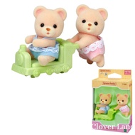 Sylvanian Families Bear Twins Baby Doll House Accessories Miniature Toys for Kids