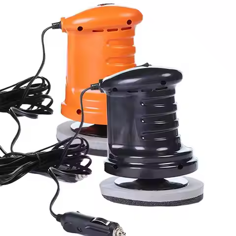 12V Car Polisher 120W Body Buffer Automotive Care Portable Waxing Machine Electric Car Buffer Sander