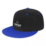 BOEING Aerospace Aviatio Hip-Hop Baseball Cap Printed Sun Hat Board Cap Flat Brim Contrast Color Men