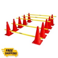 TRIDENT HAT CONE HURDLE SET - 15" (RED)