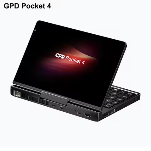 2026 Hot GPD Pocket 4 2-in-1 Mini Laptop AMD AI 9 HX 370/8840U 64GB 2TB NVMe 8.8" 2560×1600 144Hz Wi