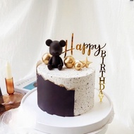 CCA27 Topper Teddy Bear Beruang Panda Decor Kue Ultah Buket Bunga