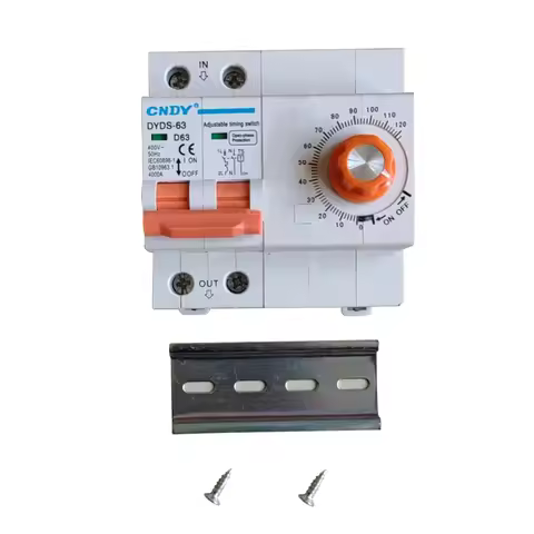240V 220V Max 63A electric timer switch mechanical timer with 2P circuit breaker with 1 times on / o
