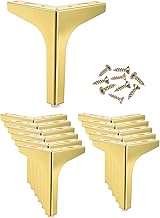 PATIKIL Metal Furniture Legs 6 Inches, Pack of 12 Triangular Furniture Feet, DIY Replacement Legs in