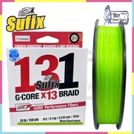 SUFIX 131 G-CORE X13 BRAID LINE 150YDS FISHING LINE TALI BENANG