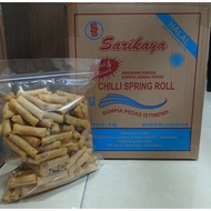 【HALAL】500G SARIKAYA CHILI POPIAH SPRING ROLL - POPIA UDANG INDON 虾米辣卷 500G