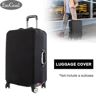 EsoGoal ผ้าคลุมกระเป๋าเดินทาง ผ้ายืดหนาแบบซิป สีเรียบ Luggage Cover Stretchable Luggage Protector Elastic Travel Luggage Suitcase Protective Cover Anti-Scratch Suitcase Protector Bag Fits 18-28inches